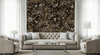 Horizontal design of the gentle Serene Songbirds Wall Mural., GD6289