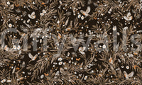 Botanical branch motif in the Serene Songbirds Wall Mural., GD6289