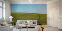 Blooming fields wall mural for home

