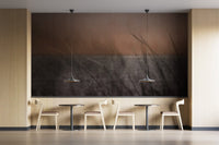 Soft gradient grass leaves wallpaper decor
