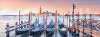 Serene Venice Scene wall mural showcasing timeless stone masonry.