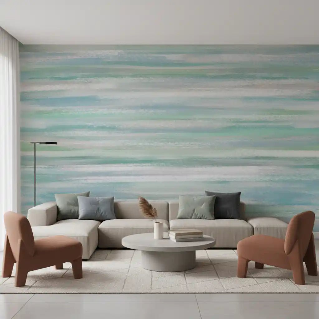 Serene Water Hues Wall MuralGD9538