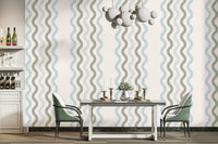The design features graceful, gentle, horizontal wave lines. GD4173

