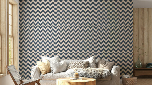 Wall decor showing a tranquil abstract view

