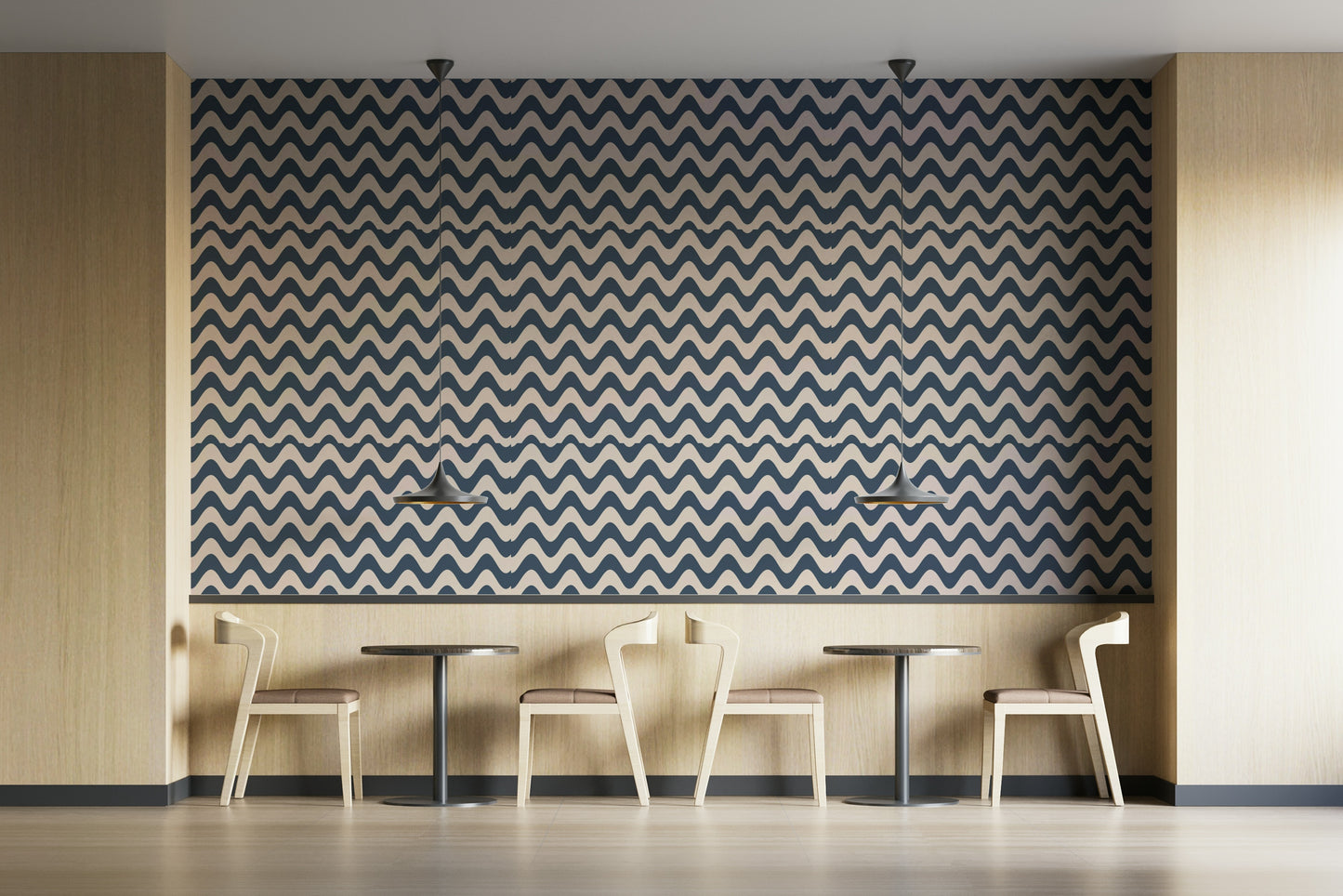 Mural wallpaper capturing a peaceful atmosphere

