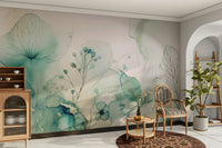The composition is balanced and serene.
