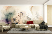 The composition is balanced and serene.
