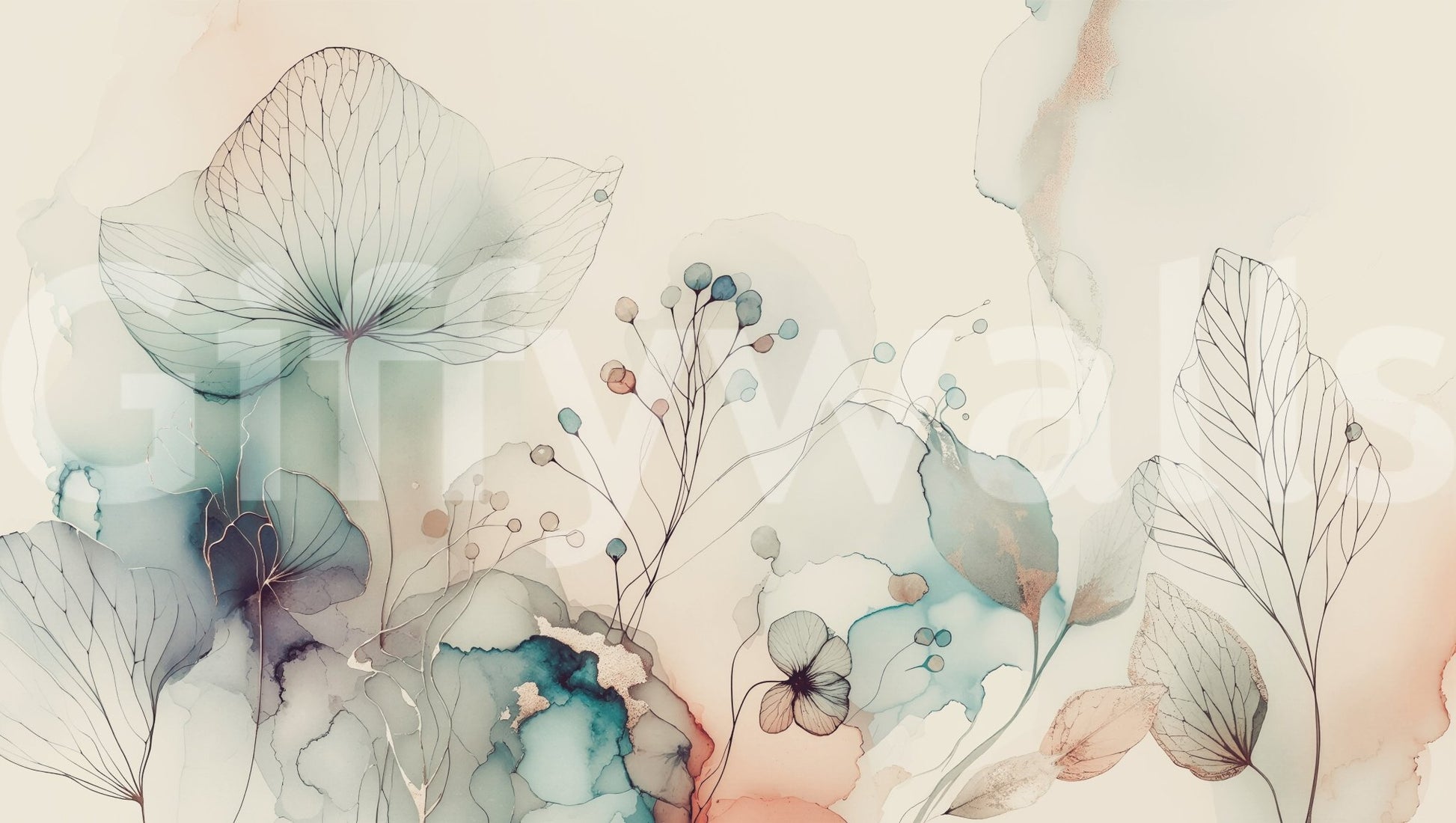 This wallpaper is suitable for a bedroom, a living room, or a serene study.
