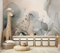 Tranquil Serenity Blossom mural design for walls

