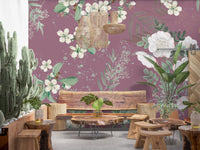 Serenity Garden Blooming Wall MuralGD9375