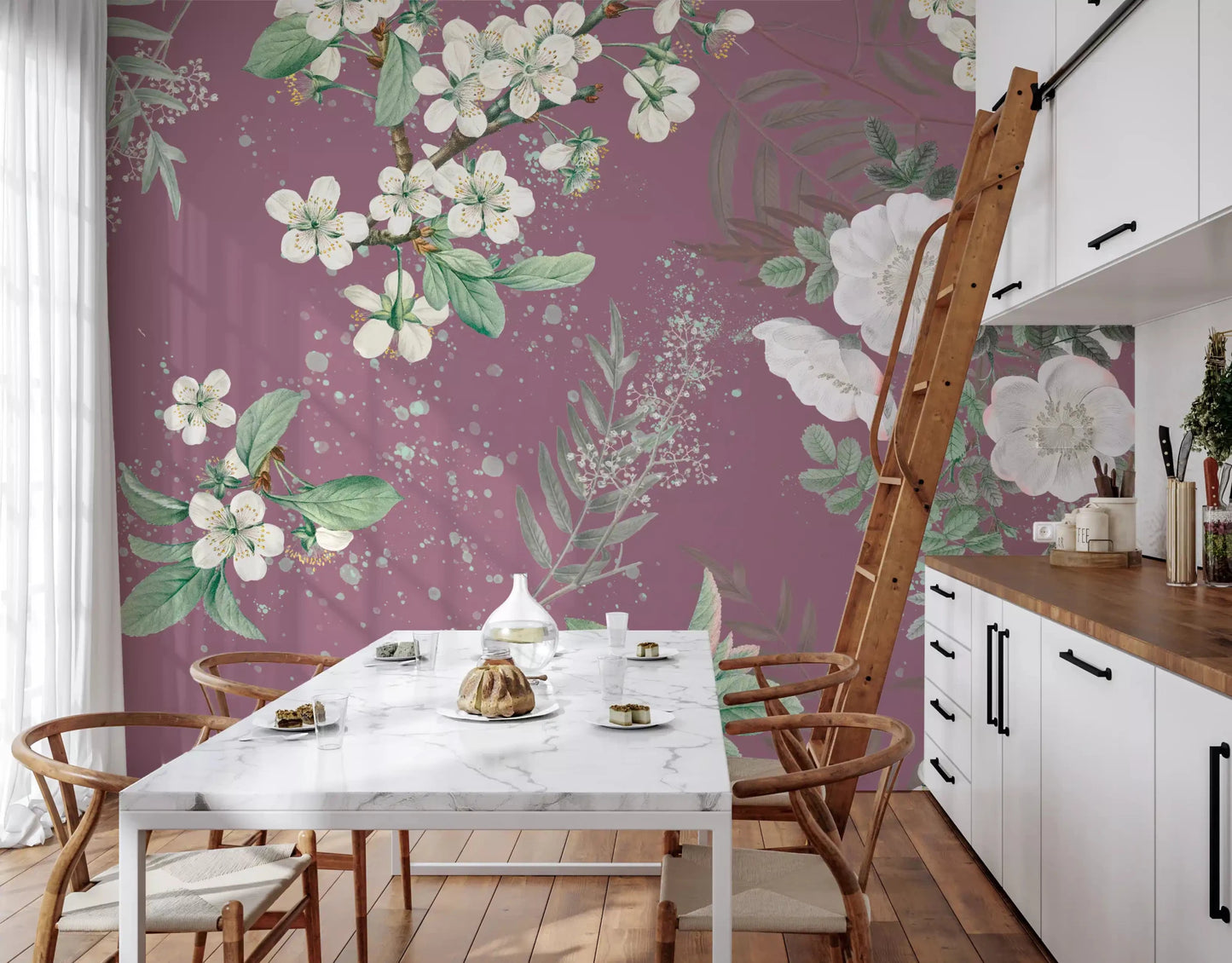 Serenity Garden Blooming Wall MuralGD9375