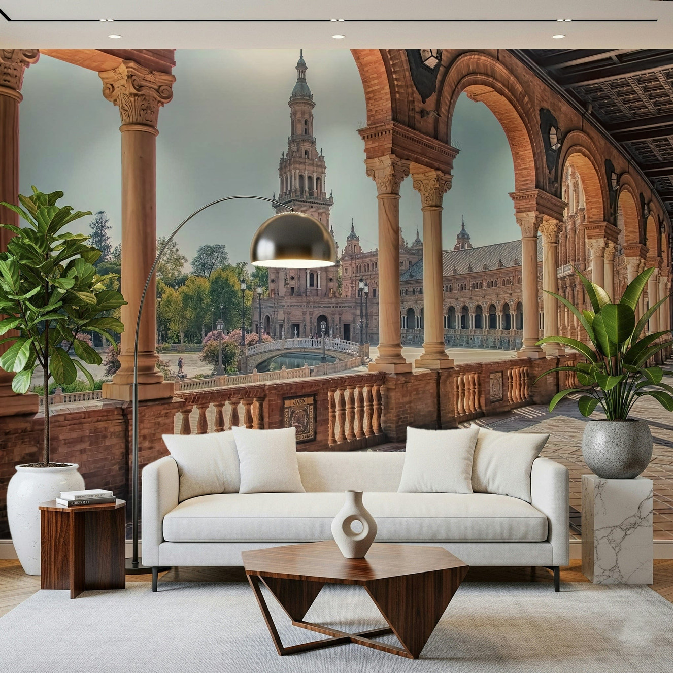 Plaza España: Timeless View Wall Mural