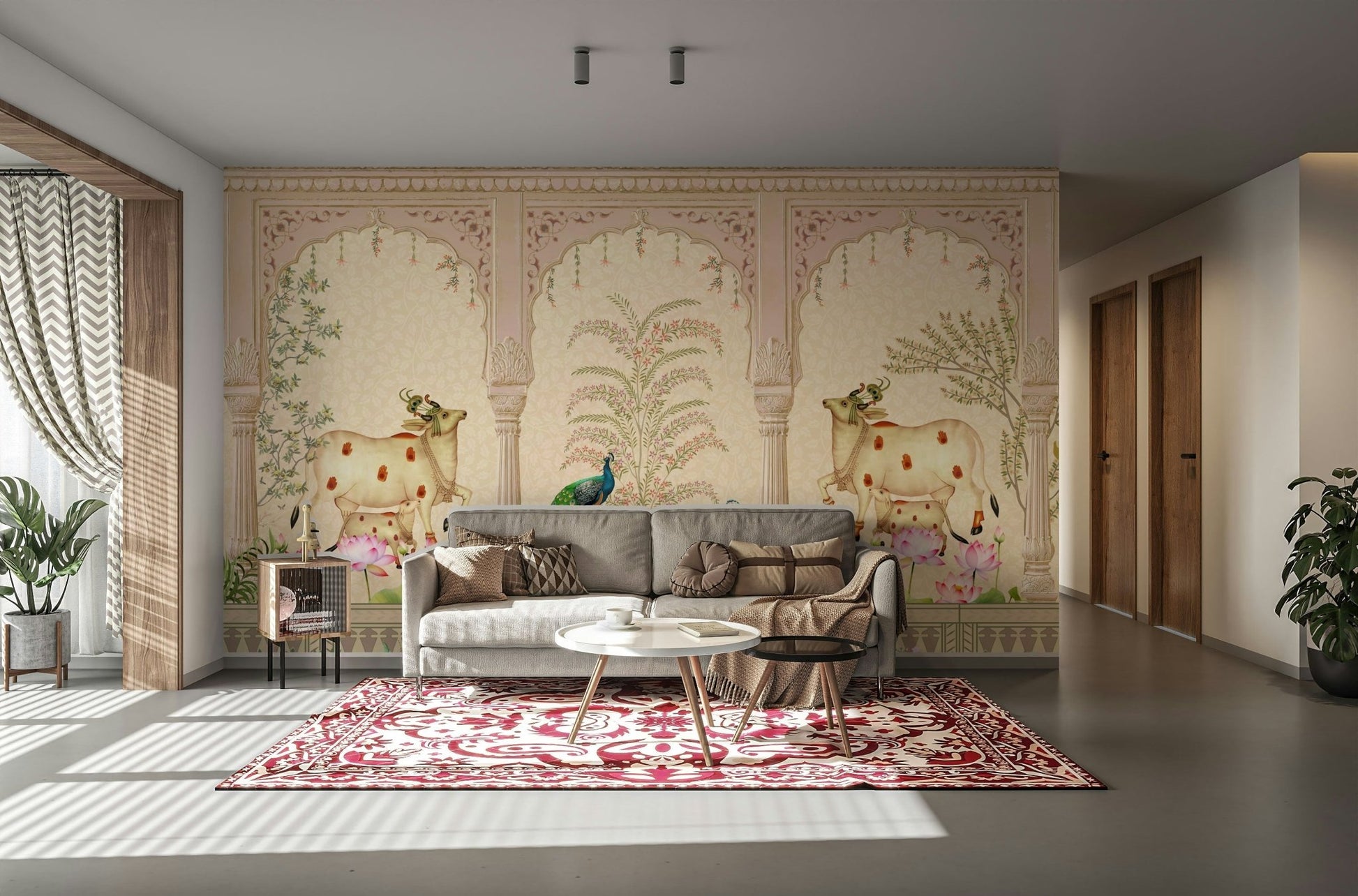 The image feels peaceful and restful.

