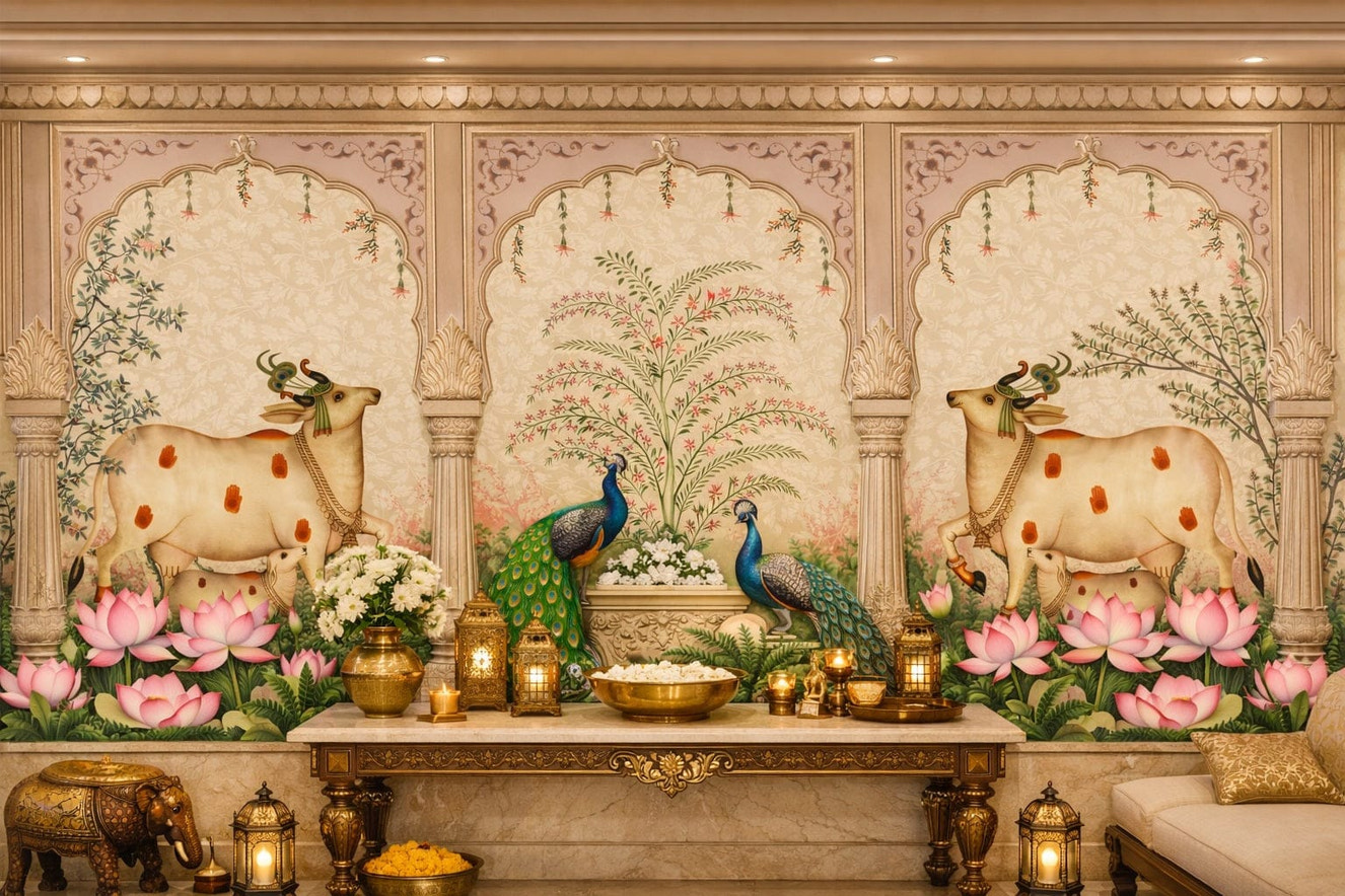 Shahi Aangan Wall Mural
