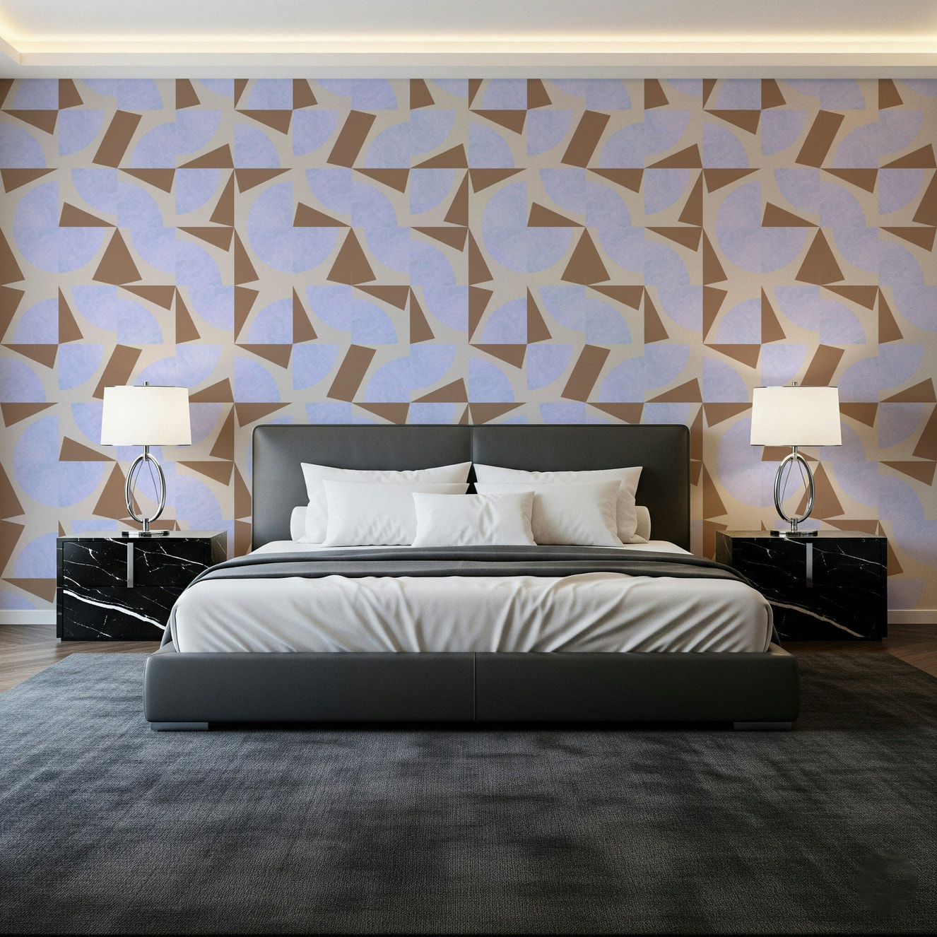 Shapescape marble arches chic wallpaper for walls.