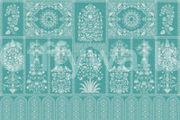 The style is a soft-focus illustration or a painterly design.

