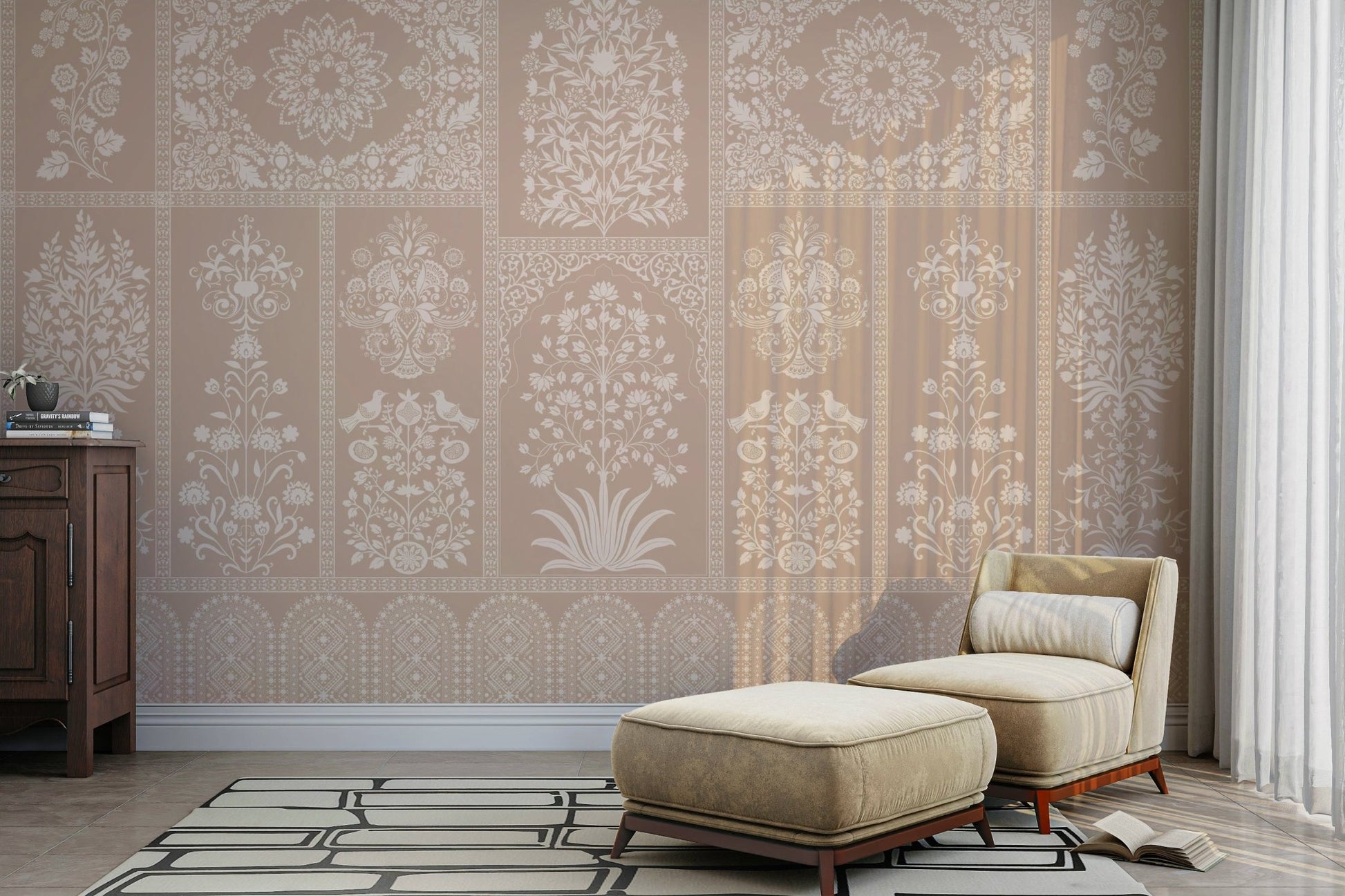 The overall feel is quiet and serene.

