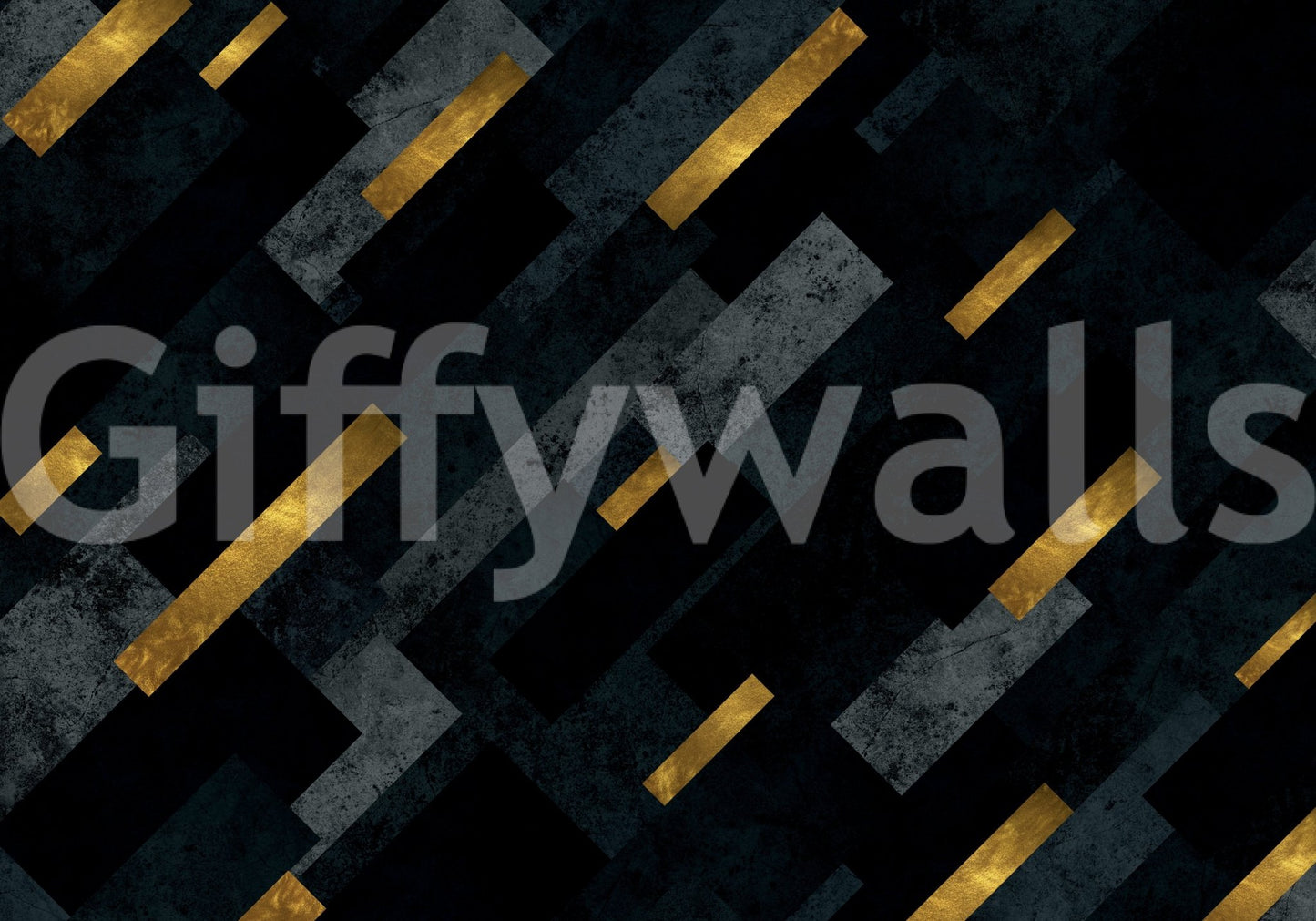 A stunning wall mural featuring shooting stars