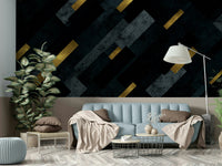 Glamorous shooting stars wall mural for modern spaces.