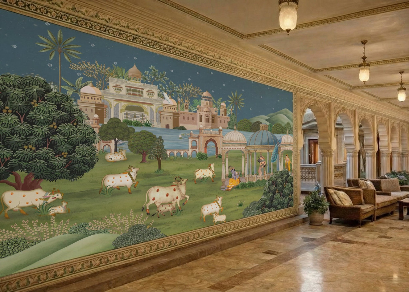 Shyam Kunj Wall Mural