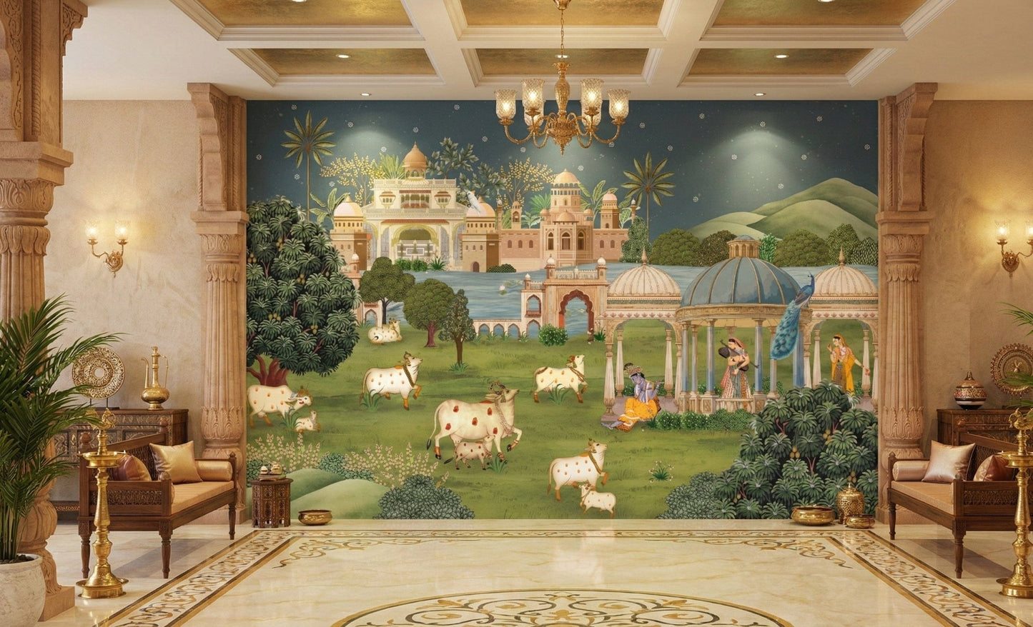 Shyam Kunj Wall Mural for Walls
