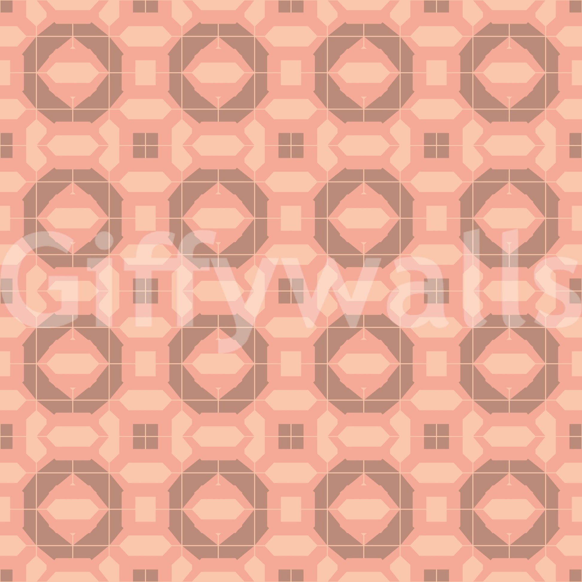 Terracotta wallpaper for walls bringing depth and warmth


