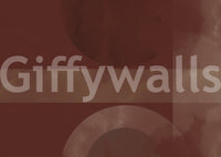 Brushed by hand, atmospheric edges shape Sienna and Clay Harmony wall mural.GD9600