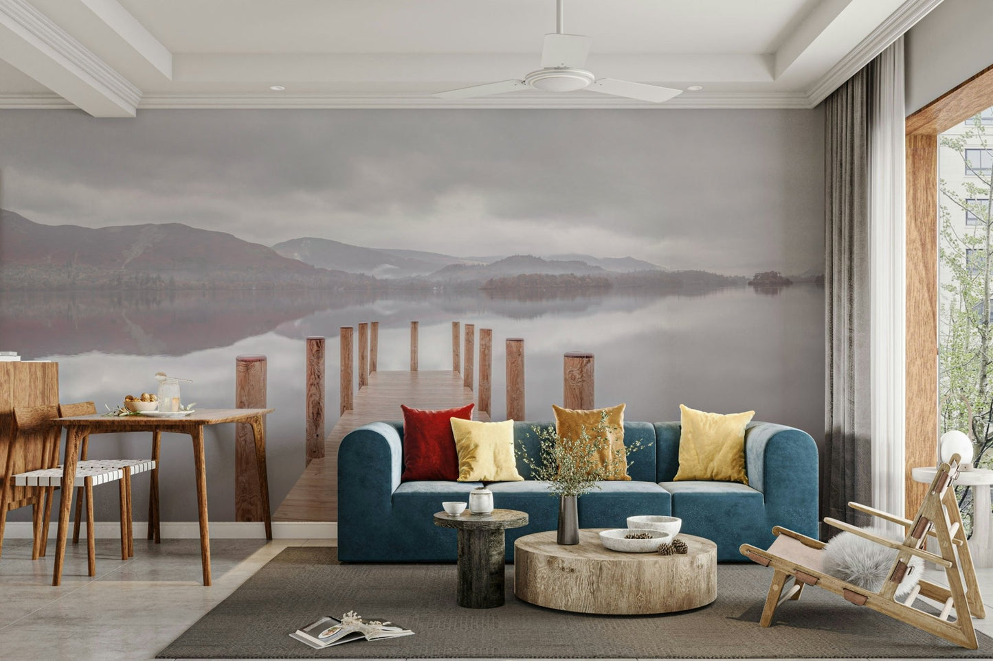 Expansive views.

