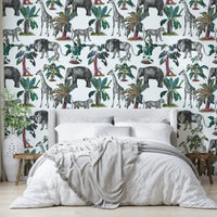 Serene bedroom styled with Silva Original Wallpaper, GD2182