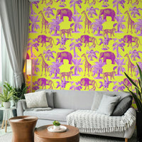 Silva Wallpaper installed in a modern living room

