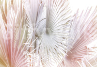 Contemporary palm mural for calm, modern spaces

