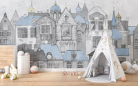 Sketchbook Structures Wallpaper, C303