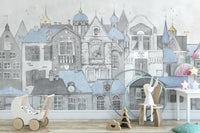 Sketchbook Structures Wall Mural - Giffywalls, C303