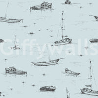 Wallpaper for walls with a marine theme, GD4418