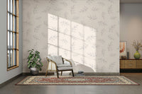 High-quality image of the sketched peony wallpaper

