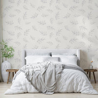 Wallpaper for walls with a graceful, hand-drawn feel

