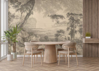 Sketched sepia forest wallpaper mural
A372
