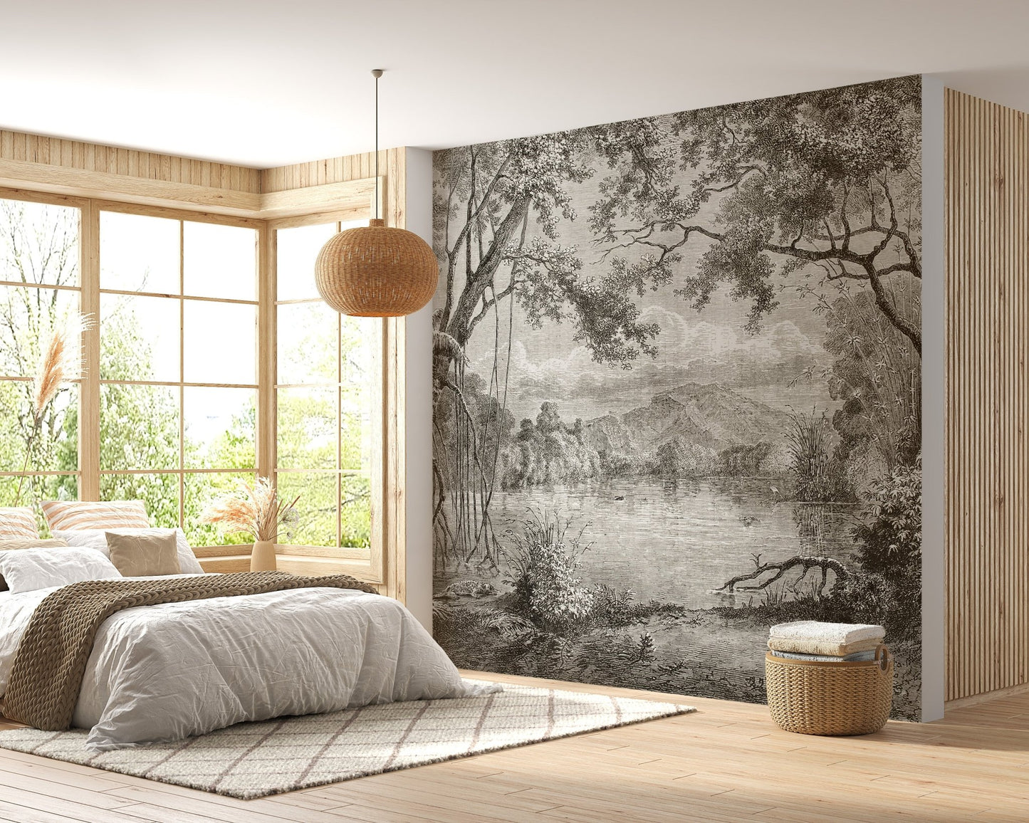 Sketchy Hills Wallpaper Mural A555