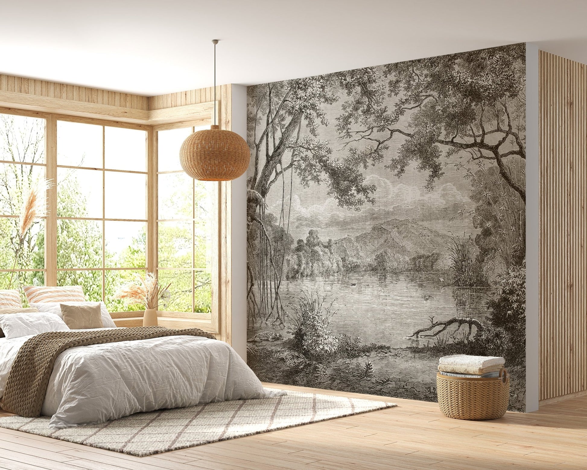 Sketchy Hills Wallpaper Mural A555