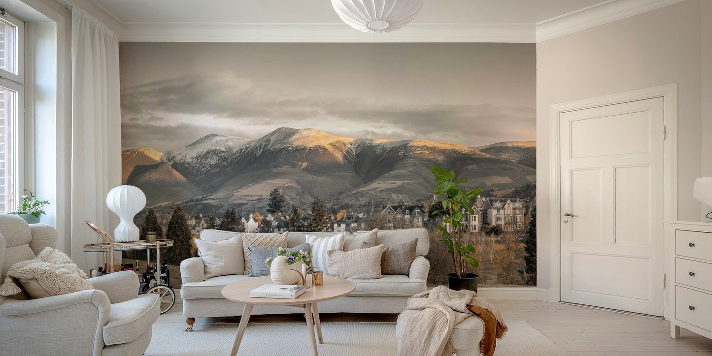 Skiddaw Mountain View wall mural design

