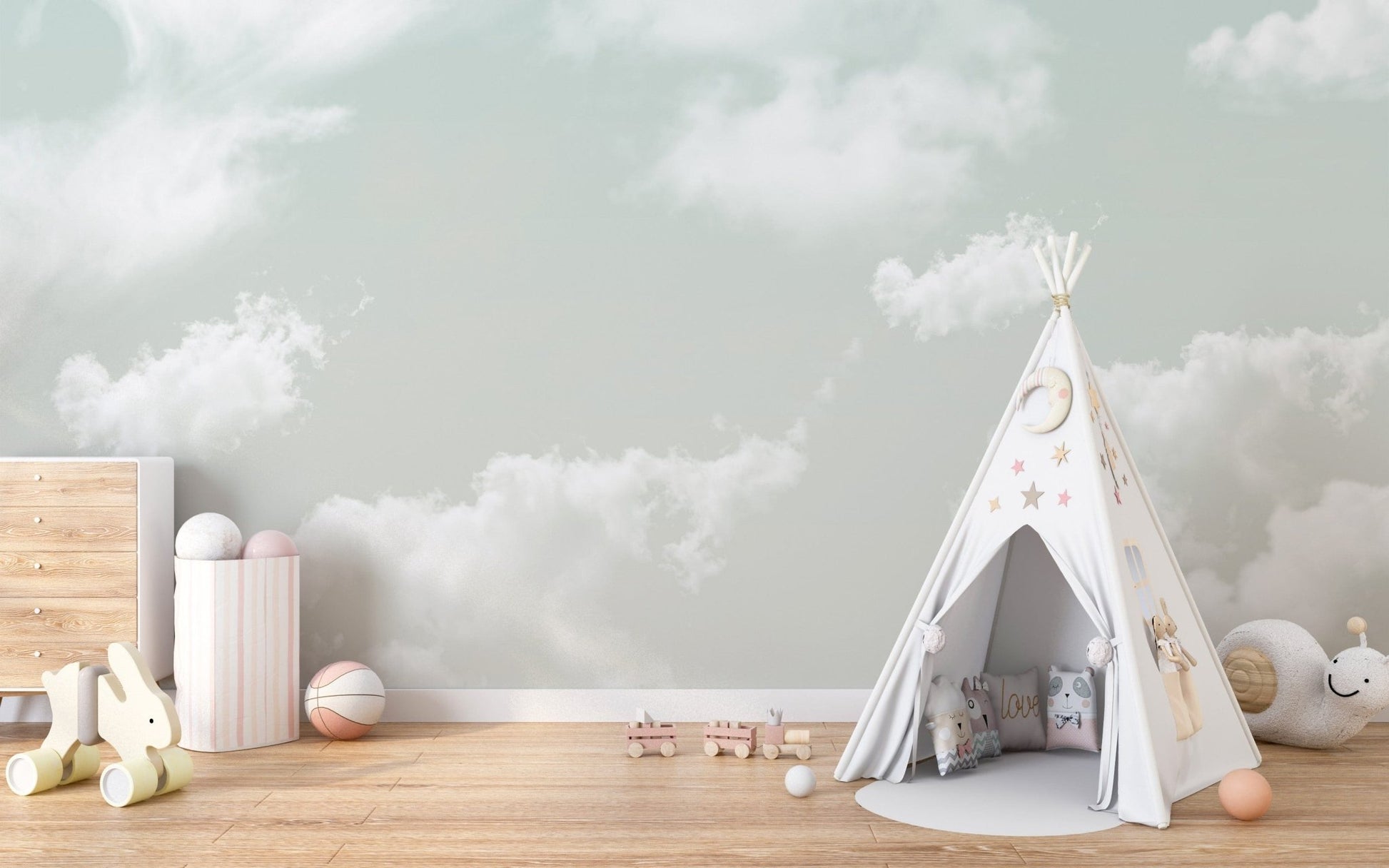 Sky & Cloud Design Wallpaper Murals - Giffywalls