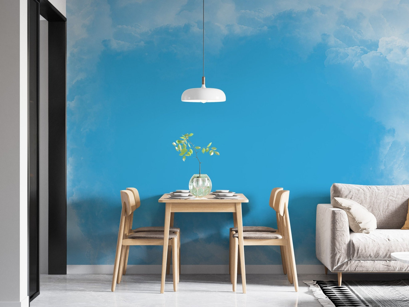 Serene Sky Embrace Wallpaper Mural
