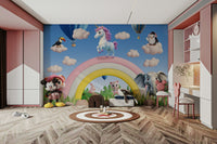 Mural wallpaper of sky-high pals

