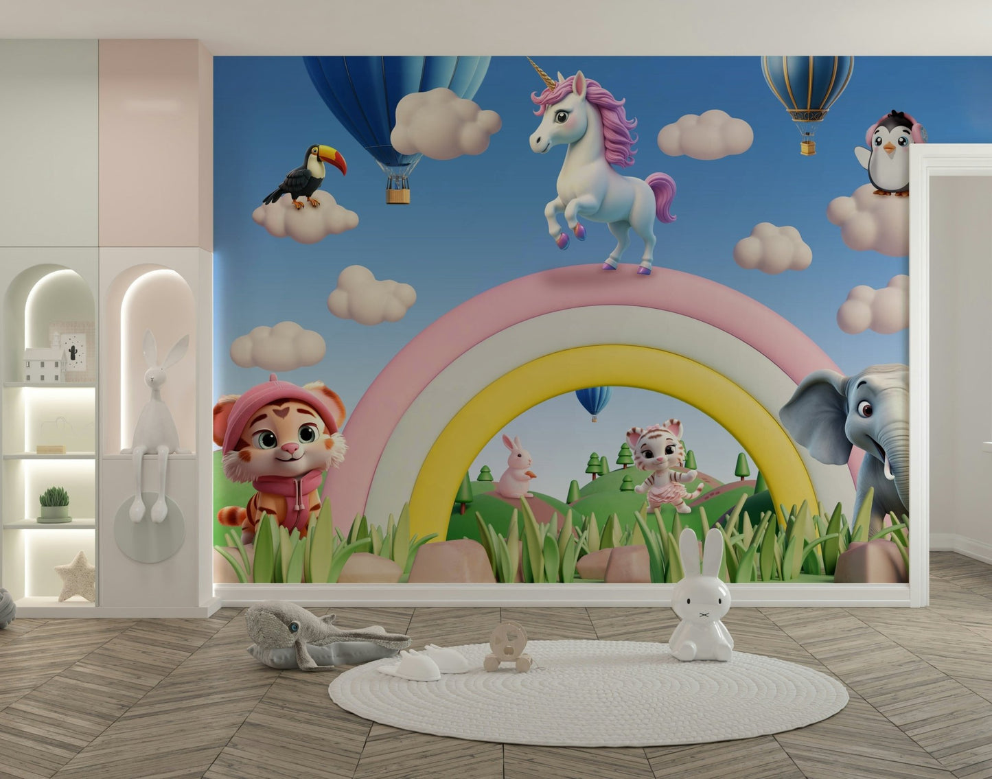 Wallpaper for walls with a fantastical landscape

