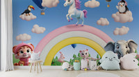Mural wallpaper capturing a peaceful atmosphere

