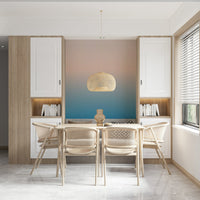 Symmetrical color shift of Skyline Fade mural.