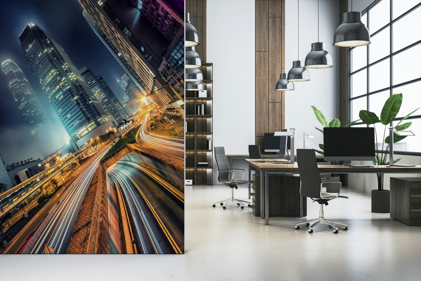 Skyline Velocity Wall Mural