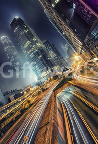 Skyline Velocity Wall Mural