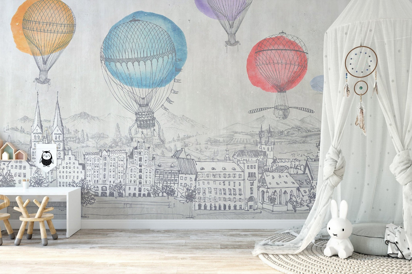Peaceful Balloon Journey Wall Decor
 B504