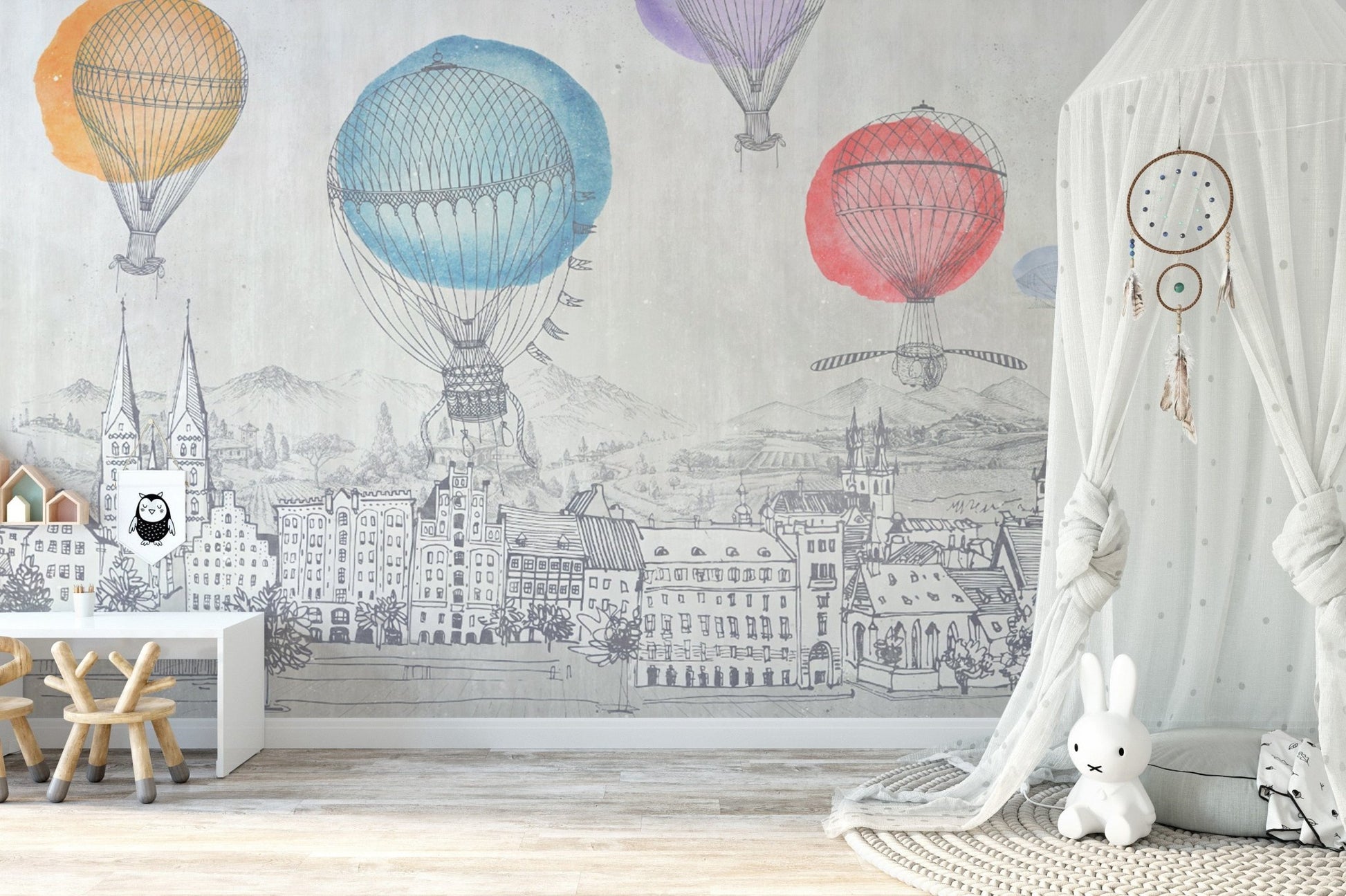 Peaceful Balloon Journey Wall Decor
 B504